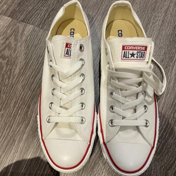 Brand New in Box White Converse All Star US Men Size 8.5 - Picture 1 of 3